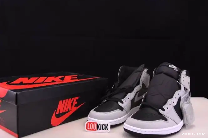 Rep High Jordan Black 1 Smoke Light White Air 555088-035 Retro Grey 0508